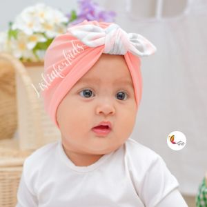 Turban Bayi Premium Model Ikat Printing