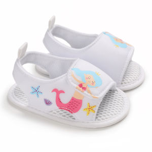 Baby Summer Soft Soled Breathable Beach Sandals Cute Mermaid 0-18 Months Newborn Casual Shoes Baby Walking Shoes
