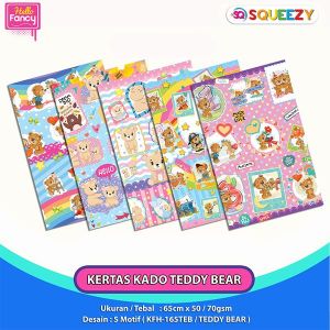 Kertas Kado Animal Cute isi 50 / Bungkus Kado / Wrapping Paper / Kertas Kado Binatang Lucu
