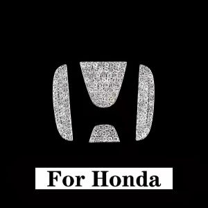 Car Steering Wheel Decoration Interior Accessories Diamond Sticker Steering #C0010