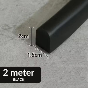 BATHI Karet Silikon Penahan Air Tempel Panjang Bathroom Shower Silicon Strip Water Stopper WG130