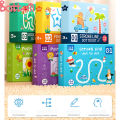 Magical Tracing Book For Kids Early Educational Toys For Kids Workbook Logical Thinking Control Erasable Pen Copybook Practice Drawing Book. 