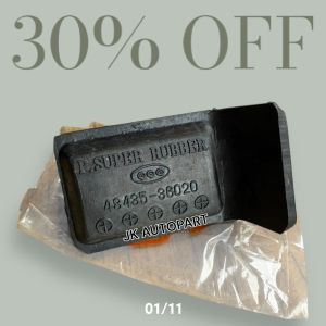 ยางรองแหนบช่วย HINO DUTRO TOYOTA BU20 รหัส 48435-36020 ยี่ห้อตองหนึ่ง เกรดผ้าใบอย่างดี ยางกระแทกแหนบช่วยฮีโน่ดูโท่ ไดน่า/STKL