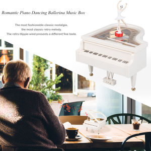 【New Arrival】Dancing Ballerina Clockwork Musical Boxes Romantic Classic Household Mini Ornaments Creative Fashion Eco-friendly for Birthday Wedding Gift
