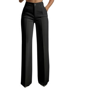 Casual Pants Dry and Elegant Inclusiveness Straight Pants Straight High-waisted Drape Easy to Wear