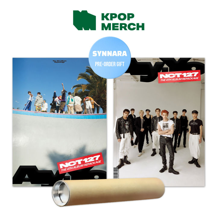 [+Synnara gift] NCT 127 - 4th Repackage Album [ Ay-Yo ] + Rolled Poster ...