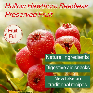 Seedless Hollow Hawthorn Candied Fruit Portable Independent Packaging Office Snacks To Satisfy Your Cravings No Preservatives Traditional Craftsmanship To Make Candied Fruit