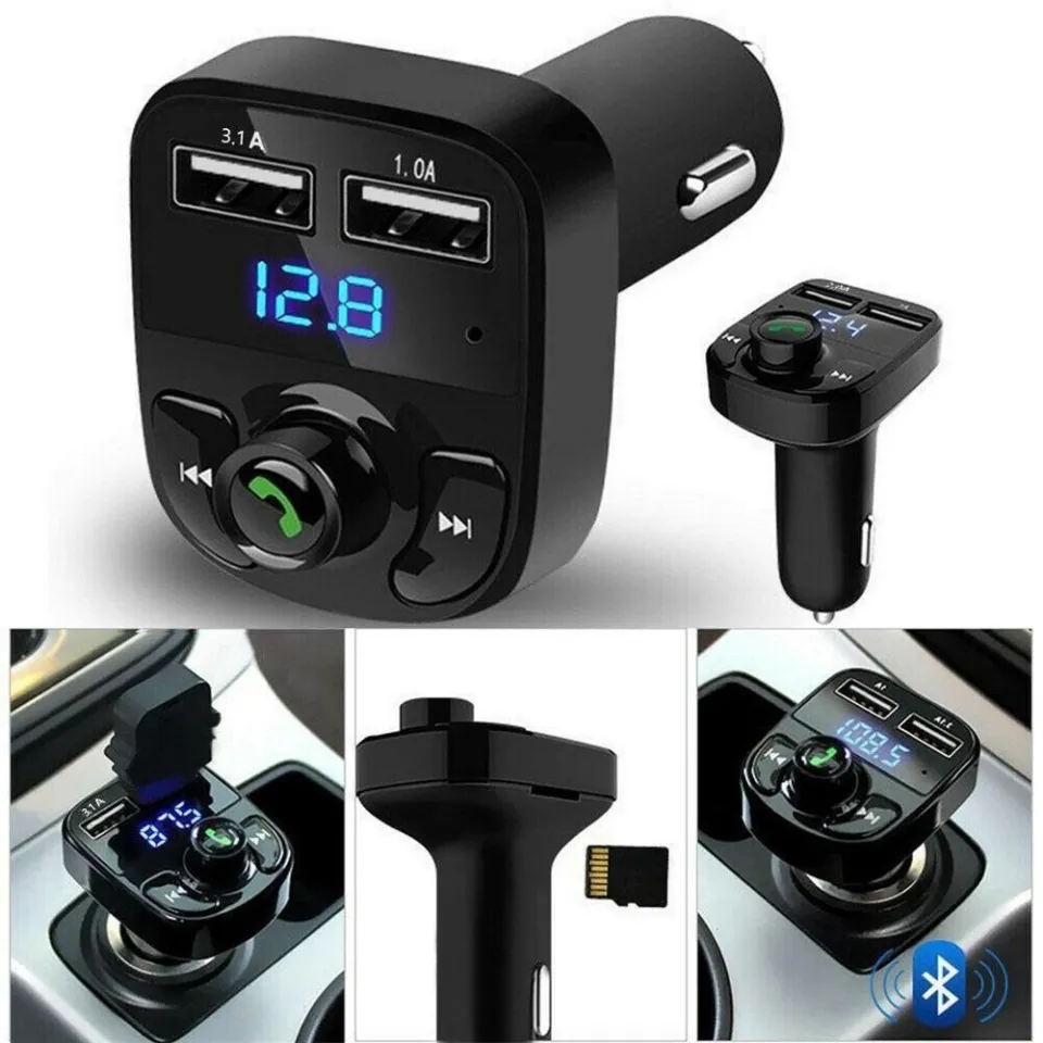 Car Charger FM Modulator Transmitter Cas Mobil Bluetooth Receiver