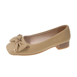 Free Shipping Korean-Style Soft-Soled Soft-Faced Loafers For Women 2026 Spring/Autumn New Collection Comfortable Flat Shoes Slip-On Style