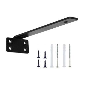 Carbon Steel Shelf Brackets Invisible L Shape Supports Floating Shelf Brackets Simple Installation for Home & Office Use