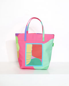 CELLS. กระเป๋าผ้า มีซิป รุ่น Mixed Fruit-Tote-L-002