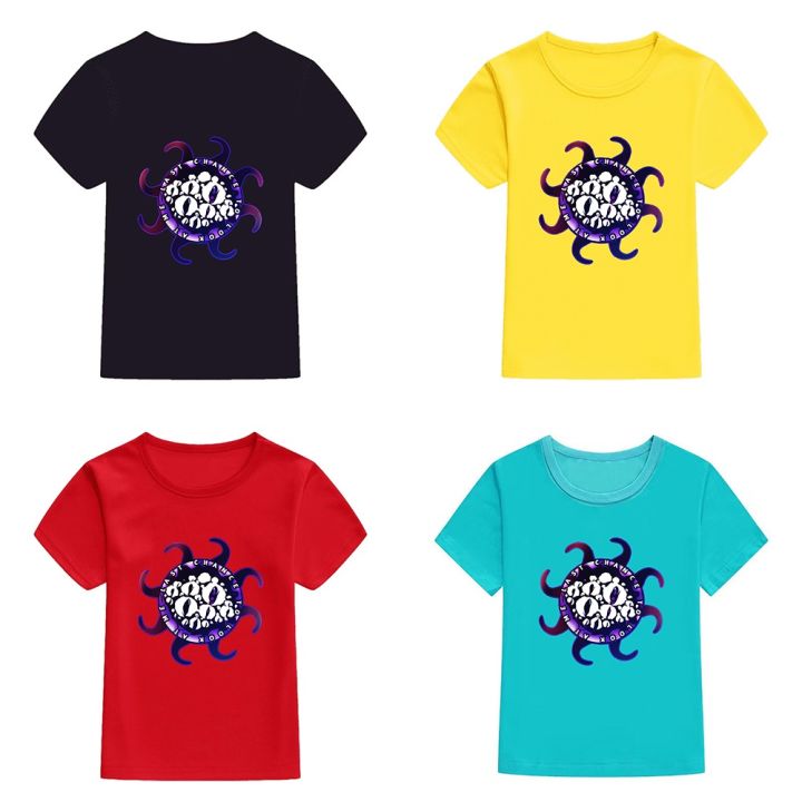 ประตู Roblox คิดโอกาสสุดท้ายที่จะดูที่ฉัน! เสื้อยืดเด็กแขนลำลองขาสั้น ...