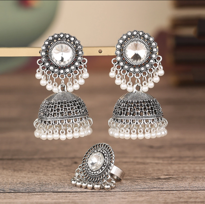 Silver Earrings - Buy Silver Earrings Online in India | Myntra