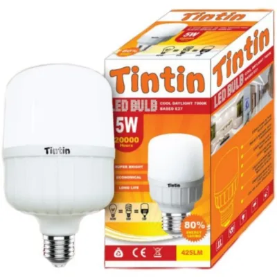 LED Capsul Tintin Lampu Led Tabung Bohlam LED Tabung 30 Watt 20W 15 10W 5W Putih