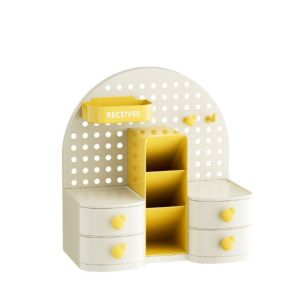 Hodepart COD กล่องเก็บโต๊ะ ชั้นวางเครื่องเขียน การออกแบบลิ้นชัก วัสดุ PP ความจุขนาดใหญ่ การจำแนกประเภทการจัดเก็บ