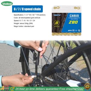 【24 hours Flash Delivery】Variable Speed Mountain Bicycle Chains Anti-rust MTB Road Bicycle Chain Parts