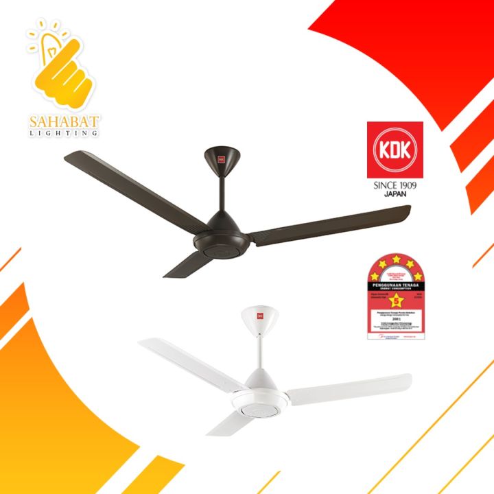 60" REGULATOR CEILING FAN 3 BLADES KIPAS SILING 3 BILAH 60 INCI KDK