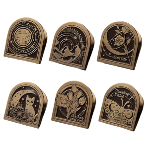 Vintage Paper Clamp Creative Binder Clip Metal Paper Clip for Student Adult Journaling Scrapbooking Project Wrapping