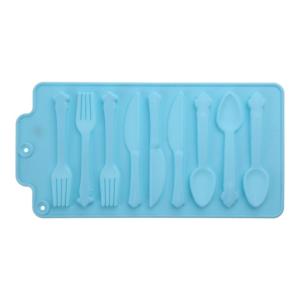 Đường dao nĩa Silicone khuôn bánh Rau Kẹo khuôn bánh quy Sô Cô La khối băng món tráng miệng pháp trang trí bánh