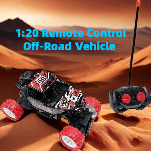 Remote Control Car 1:20 Scale 2.4GHz Racing Car 4-Wheel-Drive 20km/h High-Speed Off-Road Vehicle