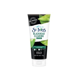 ST. IVES Blackhead Clearing Green Tea Face Scrub Made with 100% Natural Exfoliants and Extracts 170G