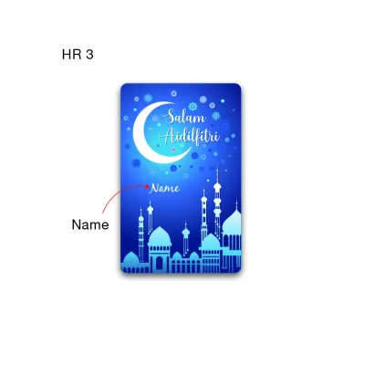 EZ Link Card Customisable with Personal Name For Hari Raya