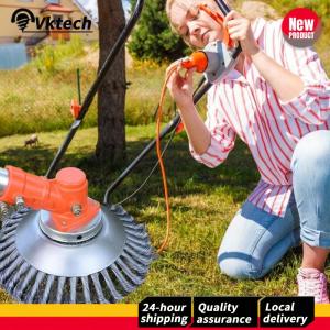 【Vktech】 หัวตัดหญ้าเหล็กไวร์สำหรับเครื่องตัดหญ้า ทนทานต่อการใช้งานในสวนและสนามหญ้า