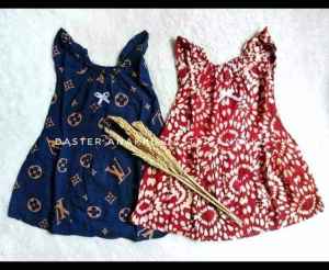 Baju Dress Bayi Anak Perempuan 1 -3 Tahun Katun Daster Adem