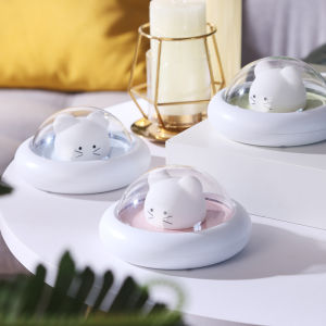 Readystock Stepless Touch LED Lamp PORTABLE LED Night Light USB Rechargeable Battery Brightness Dimmable Bedroom Light 猫猫小夜灯