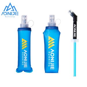 AONIJIE SD30 พับขวดพับได้ 250ml / 500ml TPU BPA ฟรี กระเป๋าวิ่ง Wait Pack