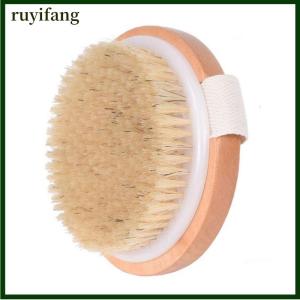 ruyifang ไม้อาบน้ำแปรงนวดร่างกายไม้ขัดอาบน้ำแปรงม้าแปรงผม