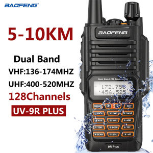 [Manila in Stock] Baofeng UV-9R Plus Waterproof IP68 10W Walkie Talkie Dual Band Communications Amateur Vhf Uhf CB Radio Ham UV9R Plus Two Way Radio
