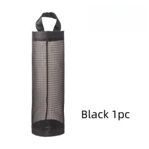 Kitchen Mesh Garbage Bag Organizer Dispenser Trash Bags Holder Trash Bag Storage Bag