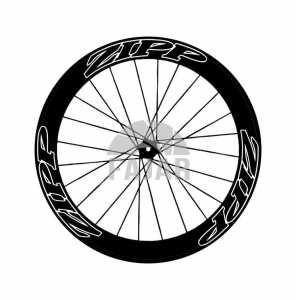Stiker Zipp Model 2 Untuk Velg Sepeda Roadbike/Fixie Rims 700C Harga Bijian