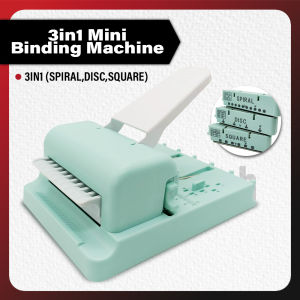 iPrintph 3in1 Mini Binding Spiral Multifunctional Binding Machine
