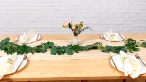 300cm Wrinkled Table Flag Cheese Cloth Table Runner Gauze Tablecloth Bohemian Country Decoration Wedding Decoration