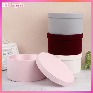 [Hill Angelia] 1 cái vòng Flannelette Hộp Hoa florist Quà Tặng bên bao bì hộp trang trí