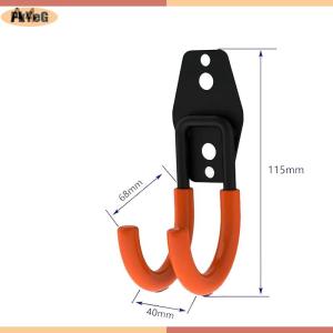 🔥🔥🔥PkYeG ตะขอแขวนผนังโลหะสำหรับโรงรถตะขอแขวนจักรยานติดผนังตะขอเก็บของกันลื่นสำหรับเครื่องมือทำสวนบันได