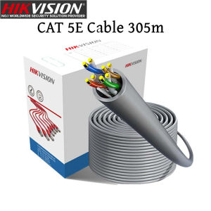 Hikvision CAT6 UTP Network Cable DS-1LN6U-SC0 305M（0.55mm）Solid Copper UTP Cable LAN Internet For IP Camera High-purity oxygen-free Copper Conductor RG45 Network Cable