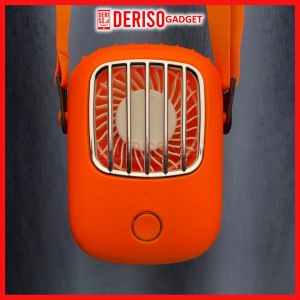 DERISO S005 Portable Mini USB Rechargeable 3 Gears Hanging Neck Fan