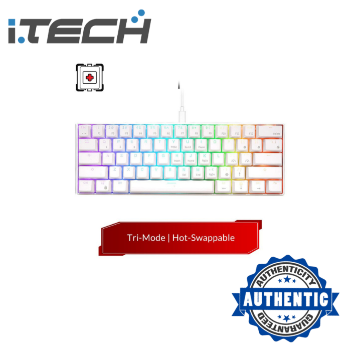 Num Lock Rk61 RK Royal Kludge RK61 Tri-Mode Compact 61-Keys Mechanical Keyboard ...