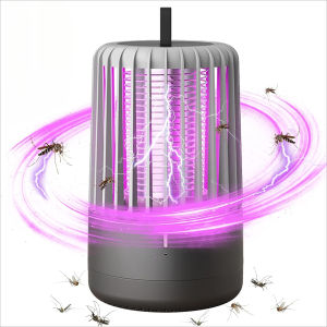 Electric Shock Mosquito Killer Lamp 2 in 1 Mosquito Zapper Home Charging Mosquito Trap Silent Intelligent Wall Mounted Mosquito Killer