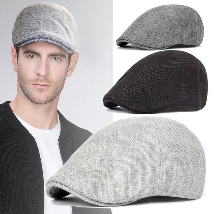 New Men Berets Spring Autumn Winter British Style Newsboy Beret Hat ...