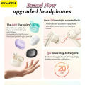Awei T90 Earphones Wireless Bluetooth V5.3 Low Latency ENC Call Noise Reduction in-ear Headphones HiFi Sound Semi in ear Bluetooth Earphones with Mic IPX6 WaterProof Sports Earbuds Wireless Headset Gaming. 