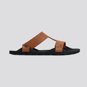Sandal Pria Dewasa GOFORT Keren Viral Terbaru Bahan Karet Empuk Anti Slip Borealis Coffee