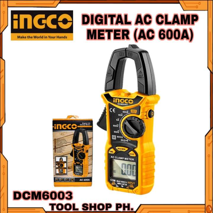 INGCO Digital Clamp Meter DCM10001 Lazada PH