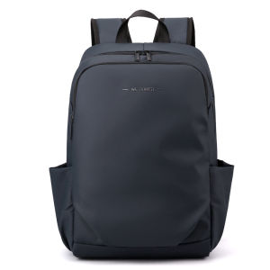 Techdoo Tas Ransel Laptop Kasual Pria Tas Punggung Trendy Tas Ransel Sekolah Earphone Hole Tas Pria Fashion TR713