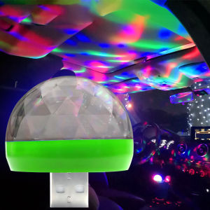 Lampu Led Rgb Disco Colok Usb Lampu Kabin Mobil Interior Disco Lamp