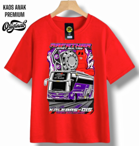 kaos anak anak KIDS PANDA JETBUS 5 PEGASUS USIA 1-11 TAHUN