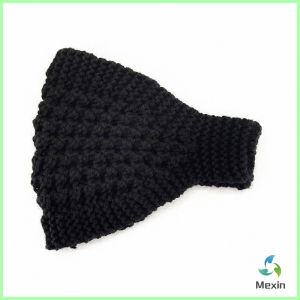 Mexin ผ้าคาดผมวินเทจ ไหมพรมถักเครื่อง เหมาะกับฤดูหนาว สําหรับผู้หญิง  headband